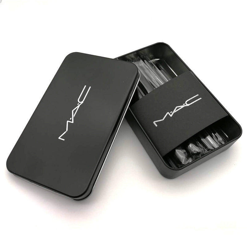 12-Piece Makeup Brush Set – Elegant Iron Box Edition